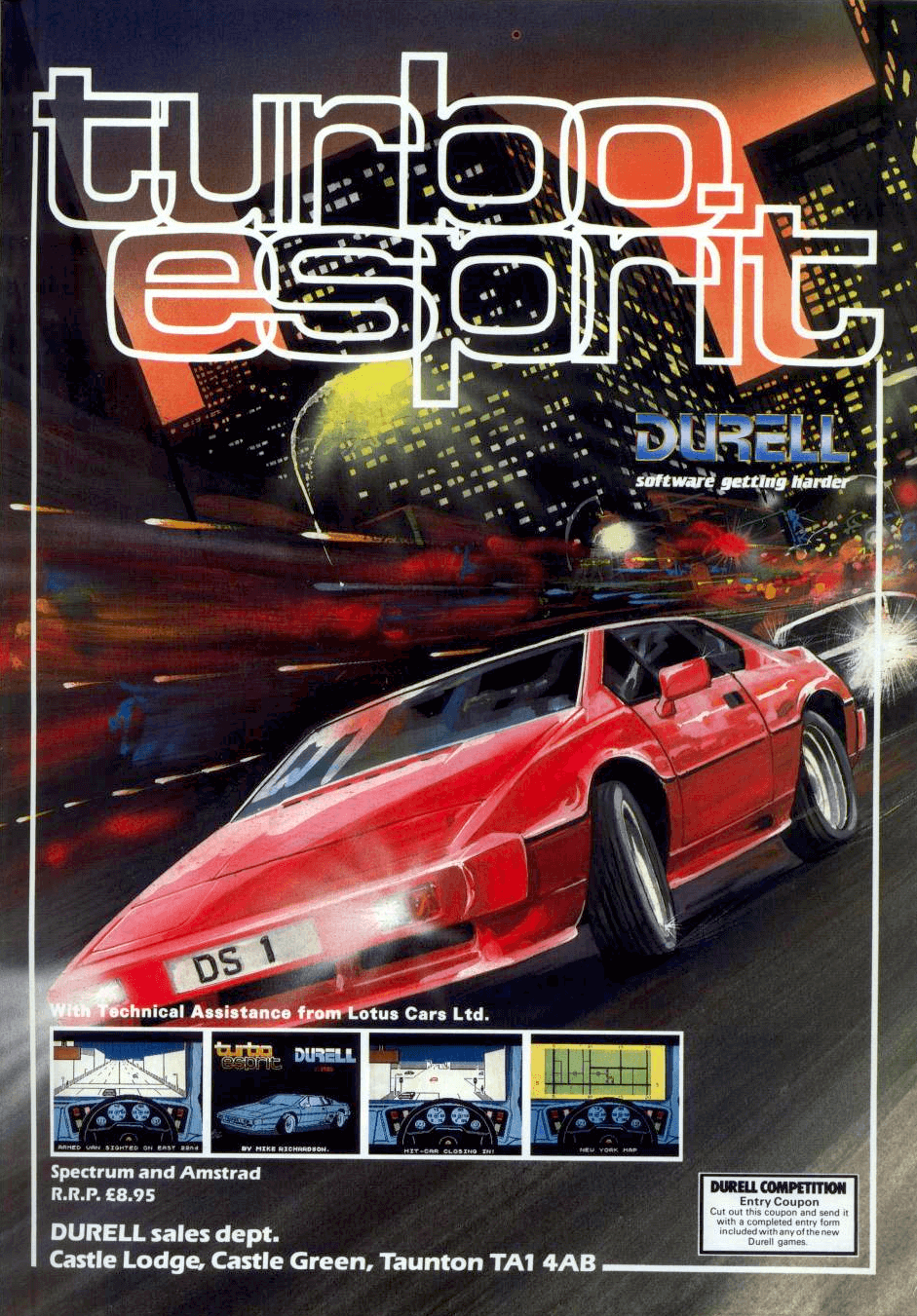 So So Satisfied［カセット］ Turbo Esprit (video game, vehicular combat, driving) reviews