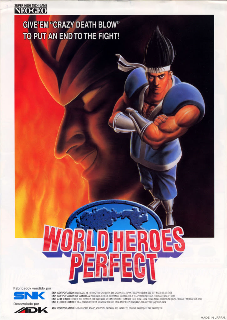 World Heroes Perfect (video game, 2D fighting) reviews & ratings
