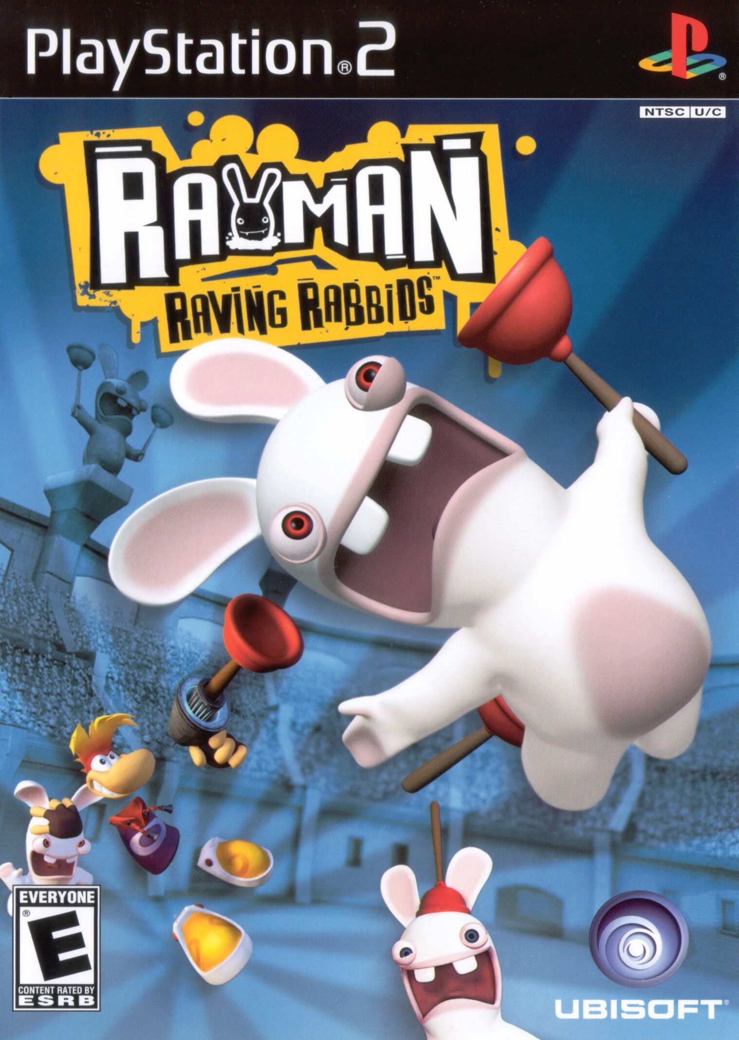 Rayman Raving Rabbids (video game, PS2, 2006) reviews & ratings ...