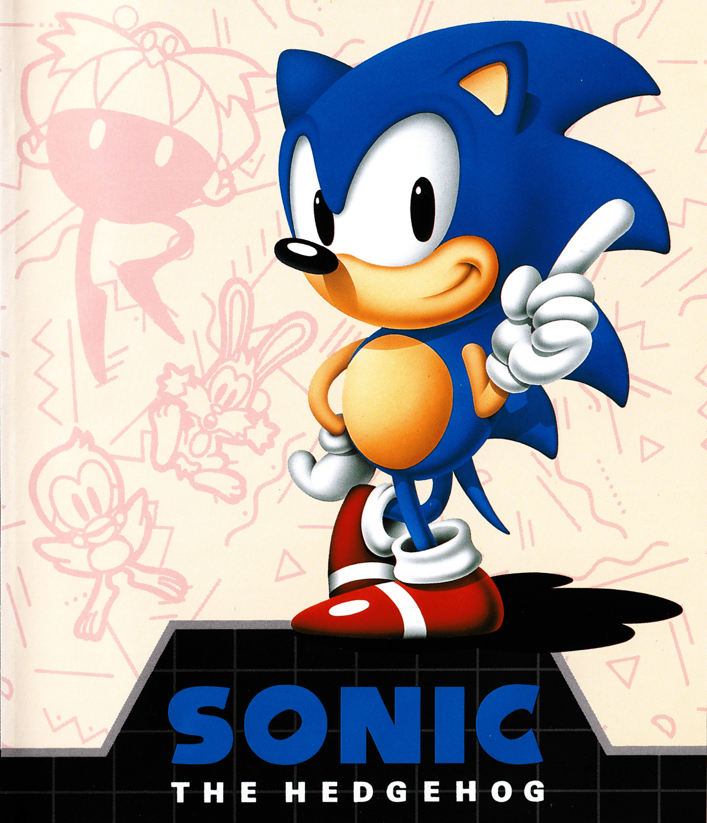 Sonic the Hedgehog (video game, 2D platformer, science fiction, side ...