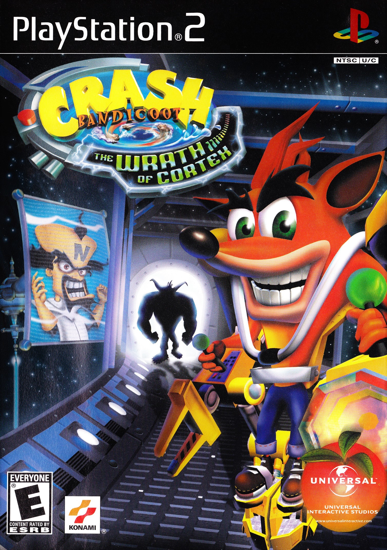 プレステ2 Crash Bandicoot: The Wrath of Cortex (video game, PS2, 2001