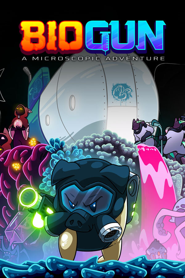BioGun (video game, metroidvania, science fiction, twin-stick shooter ...