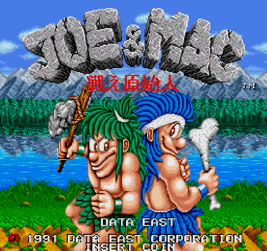ジョー&マック ゲームボーイ 動作品 Joe & Mac [JOE&MAC 戦え原始人] (video game, Arcade, 1991