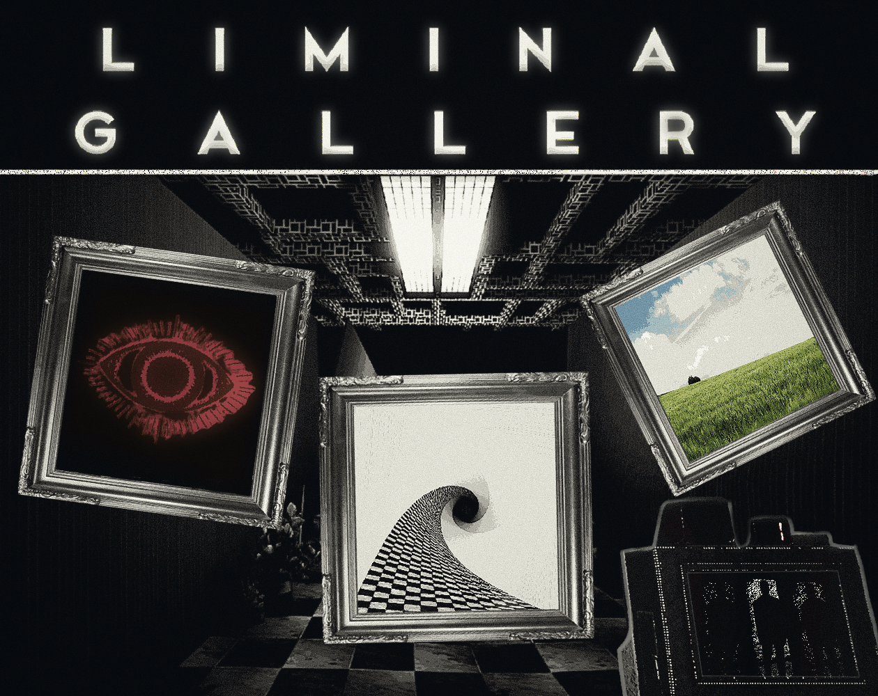 Liminal Gallery (video game, logic puzzle, first-person