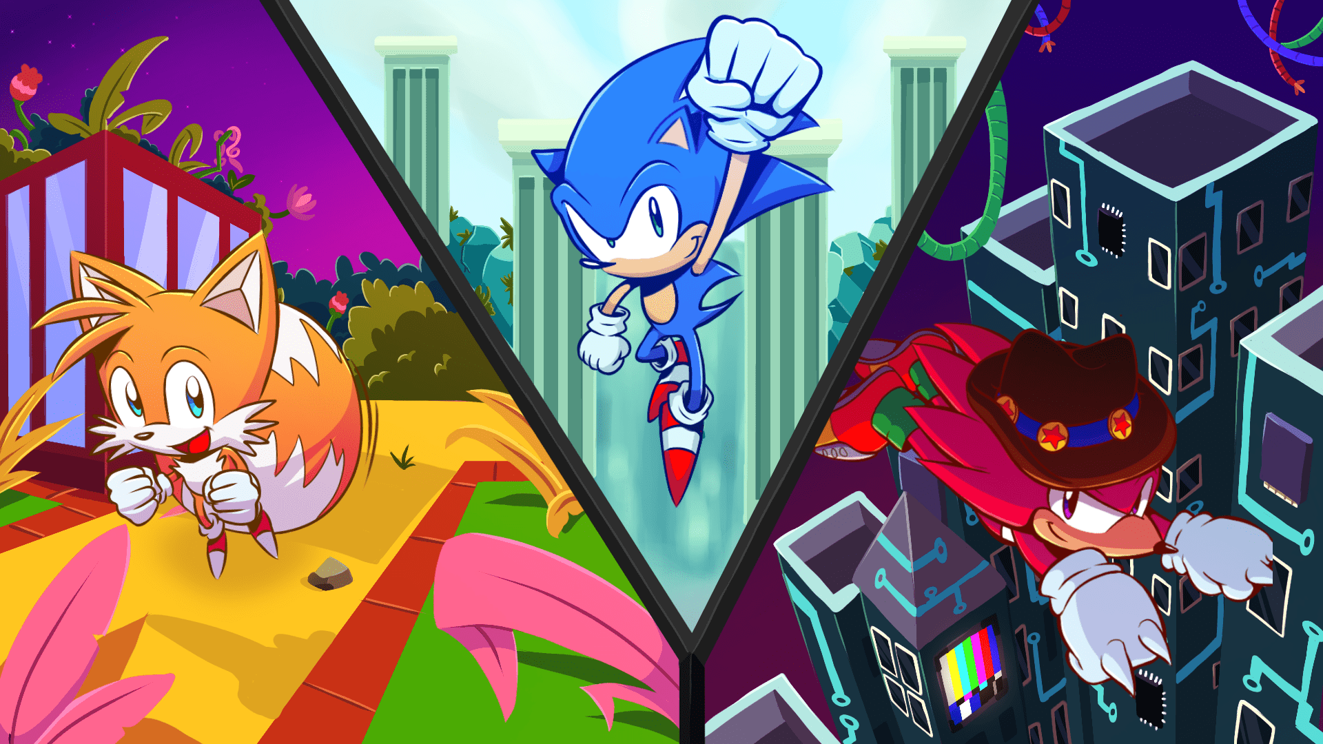 Sonic Quantum Collision (video game, 2D platformer, science fiction ...