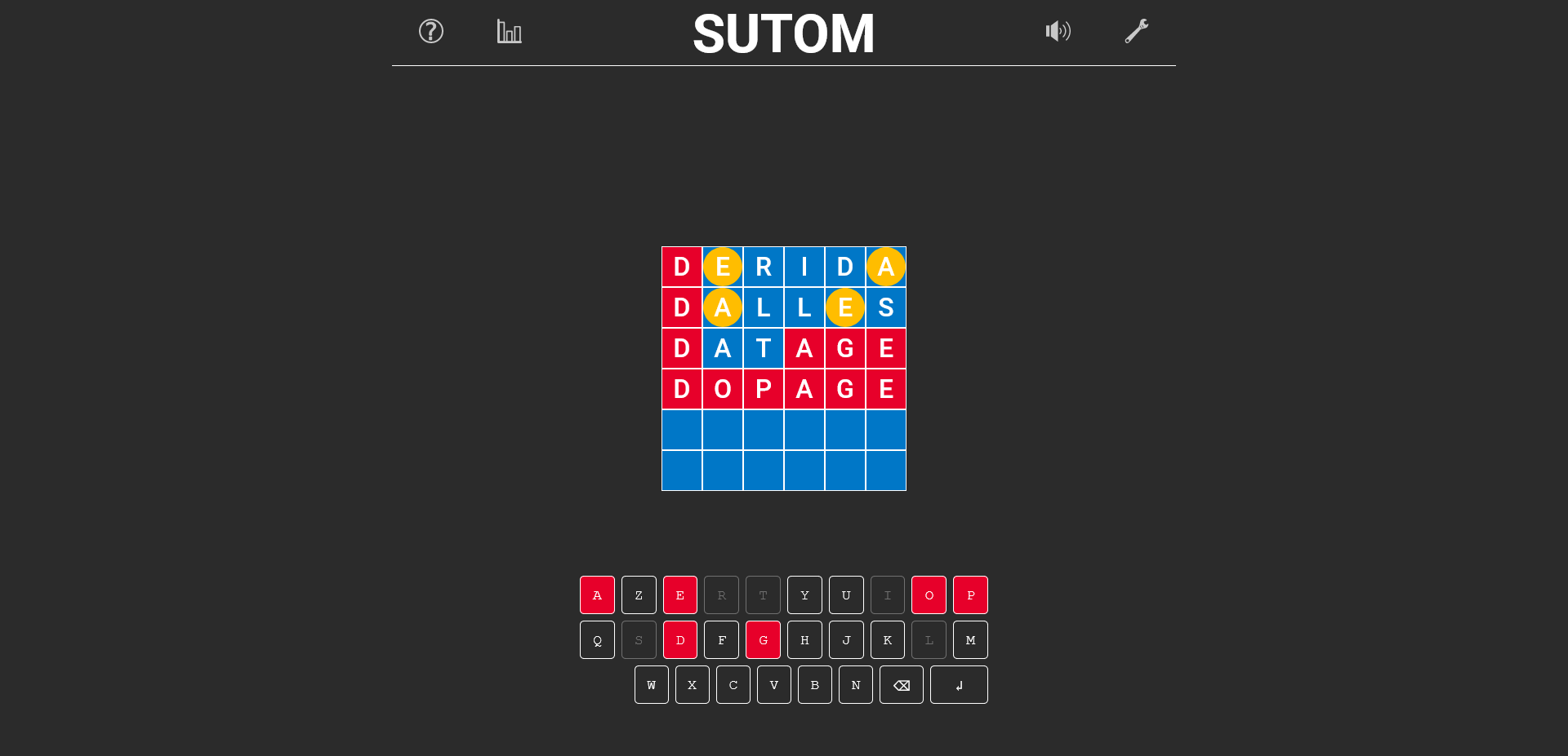 Sutom (video game, word game) reviews & ratings - Glitchwave video ...