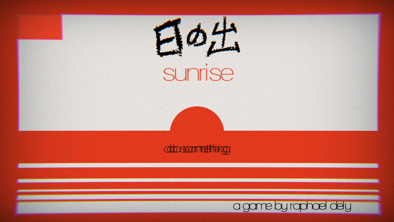 Sunrise (video game, interactive fiction, narrative exploration ...