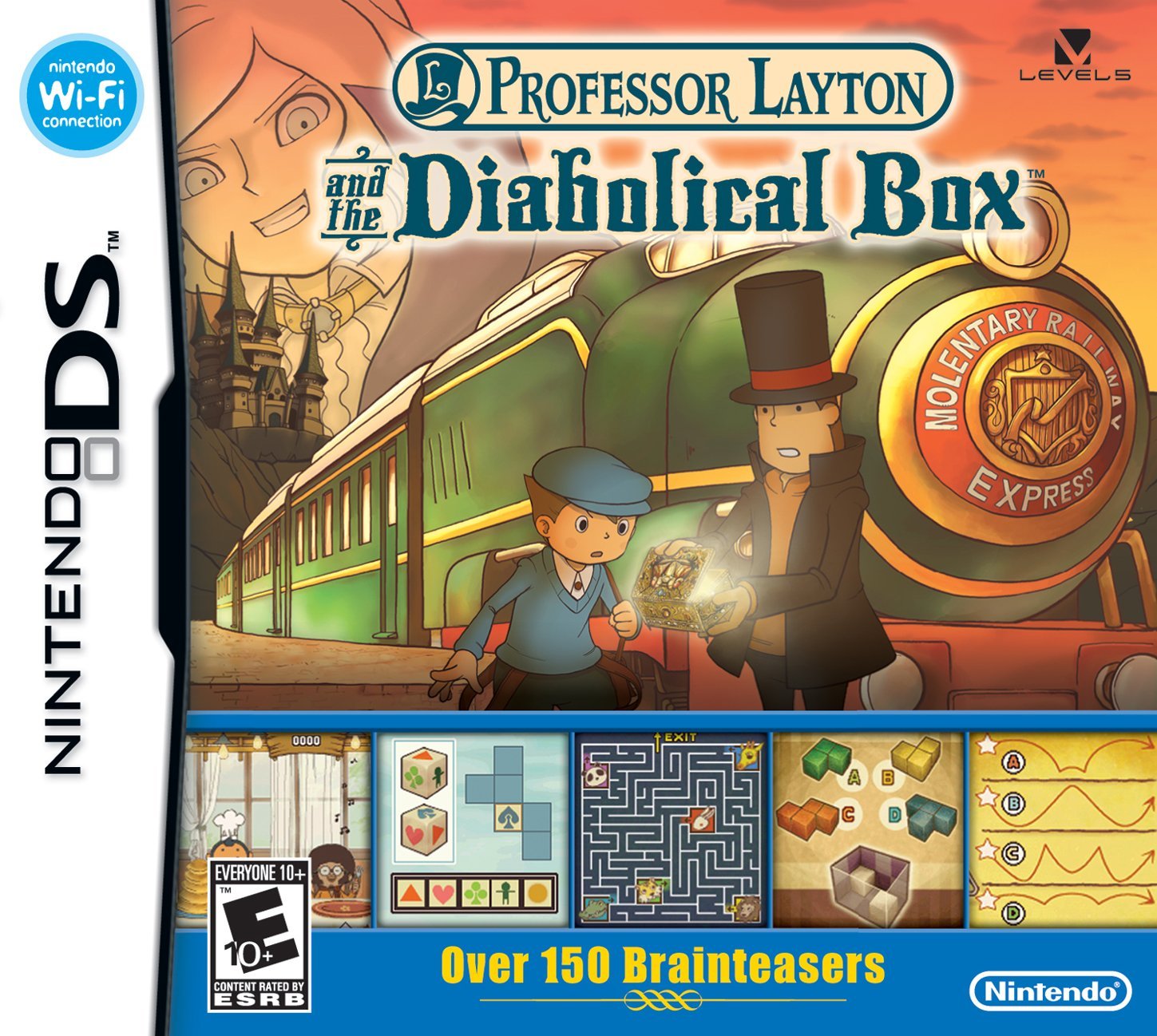 Professor Layton and the Diabolical Box [レイトン教授と悪魔の箱] (video game, DS,  2009) reviews & ratings - Glitchwave