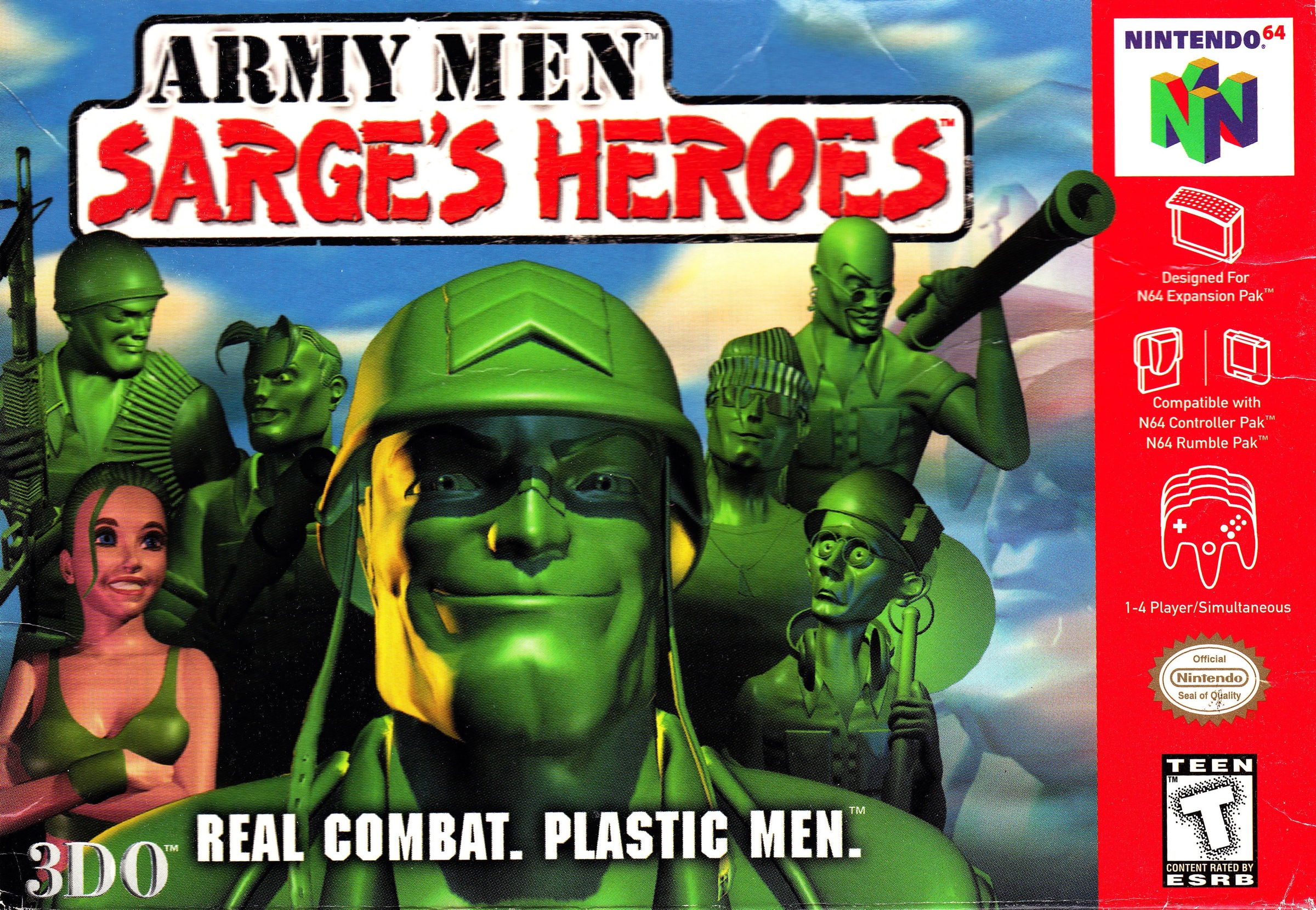 Army Men: Sarge’s Heroes (video game, N64, 1999) reviews & ratings 
