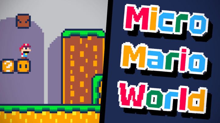 Micro Mario World (video game, 2D platformer, fangame) reviews ...