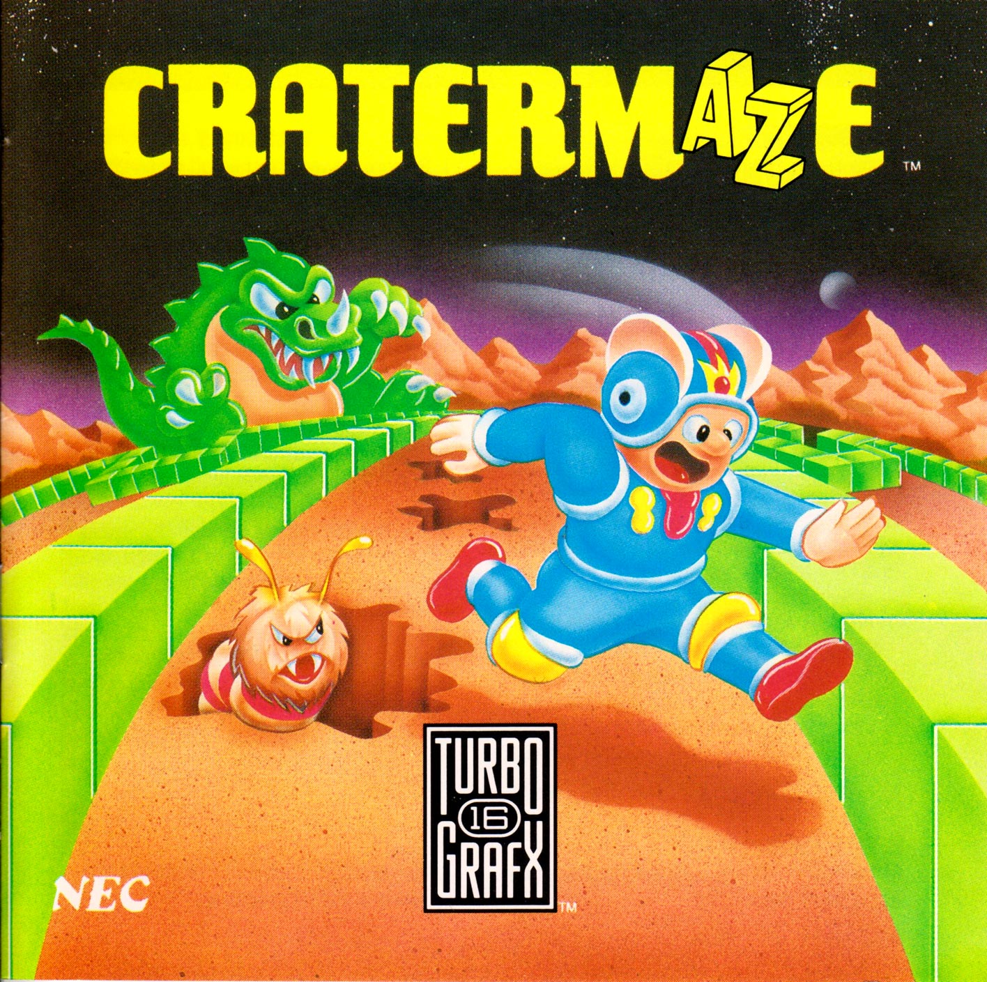 Cratermaze [ドラえもん迷宮大作戦] (video game, TurboGrafx-16