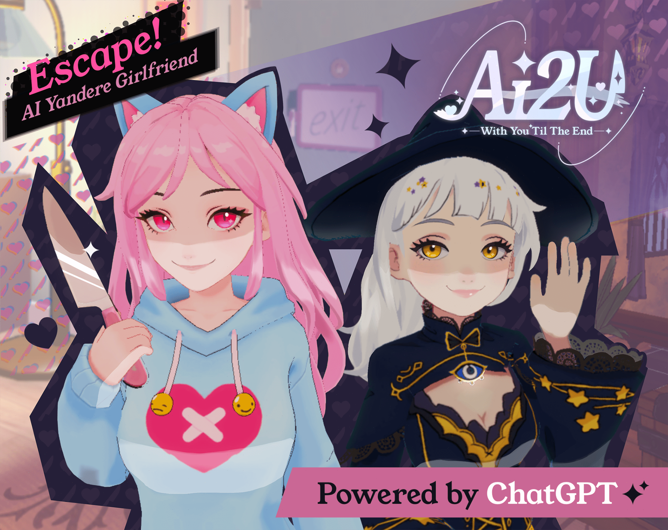 AI2U With You Til The End video Game Anime Art Social Simulation 