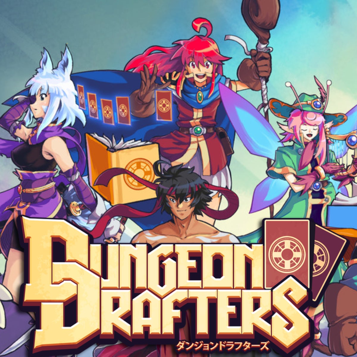 Dungeon Drafters (video game, tactical RPG, high fantasy, anime art ...