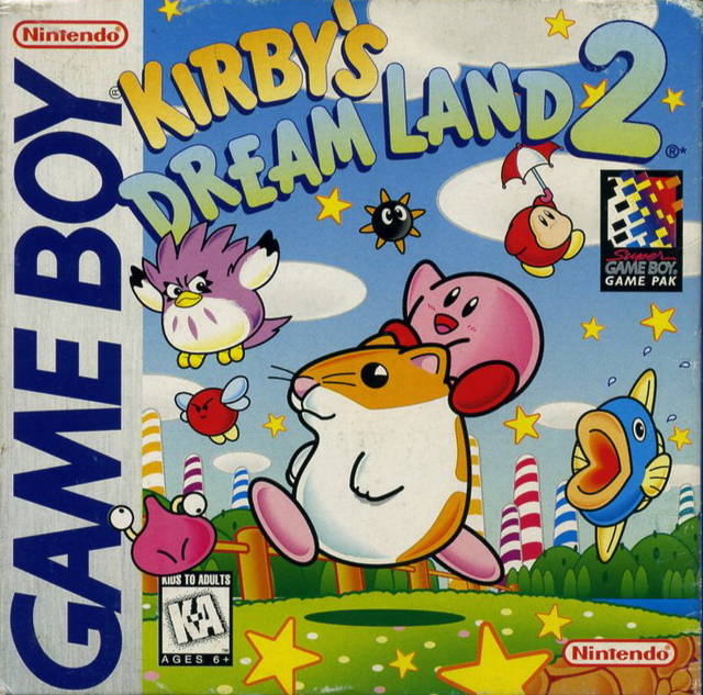 カービィー×２ Kirby's Dream Land 2 [星のカービィ2] (video game, GB, 1995