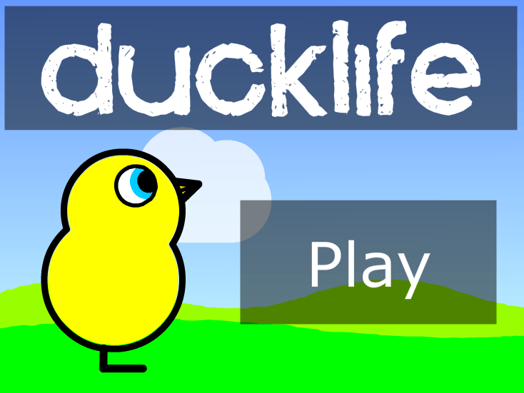 DuckLife (video game, upgrade, racing, virtual pet, side scroller ...