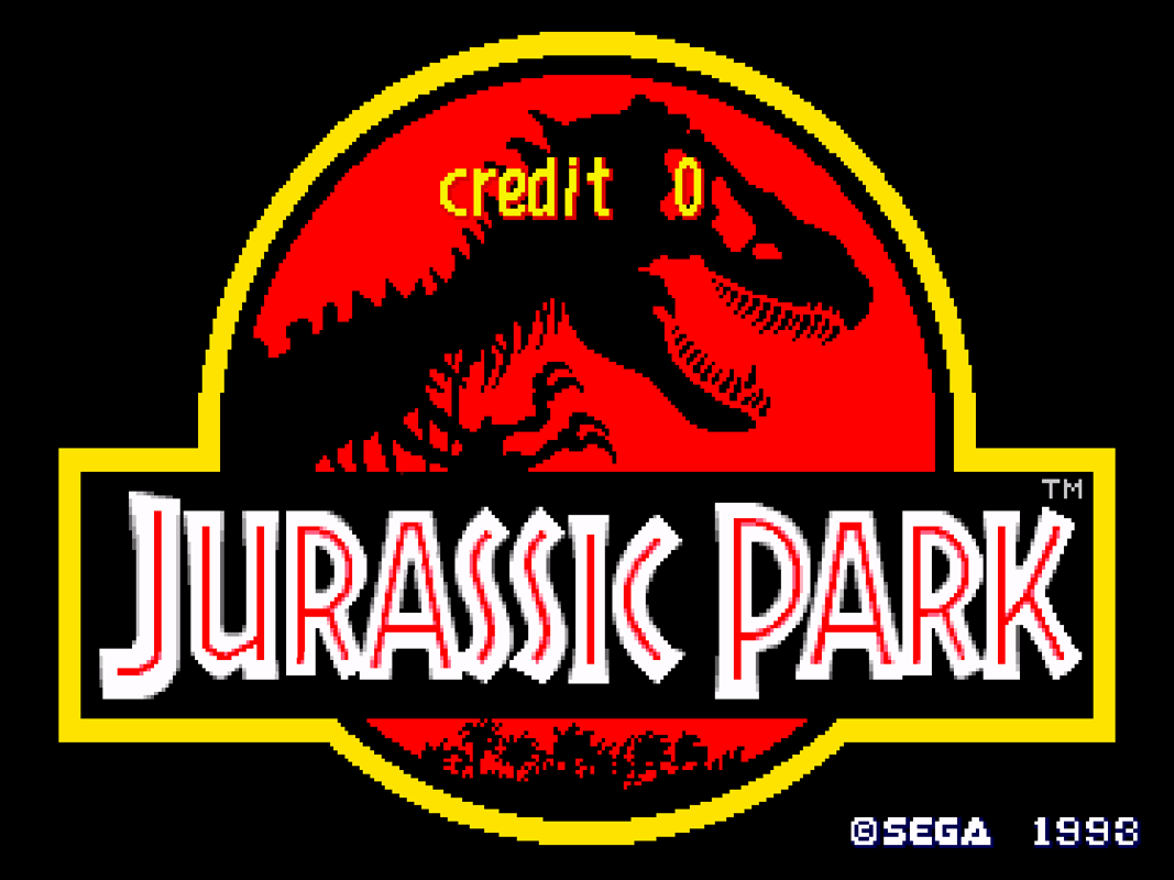 Jurassic Park Arcade Video Game Rail Shooter Dinosaur Licensed
