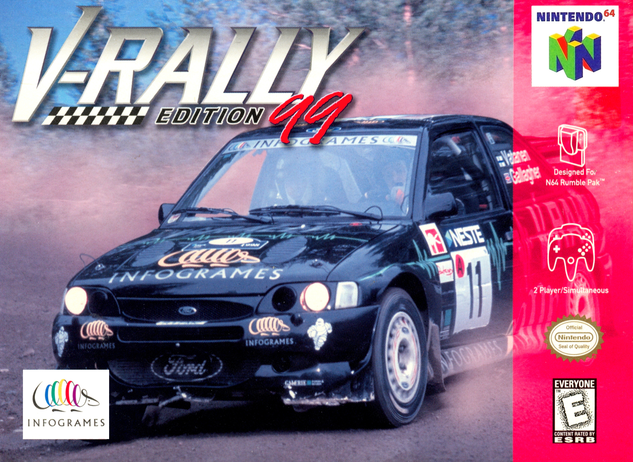 V-Rally (video game, N64, 1999) reviews & ratings - Glitchwave video ...