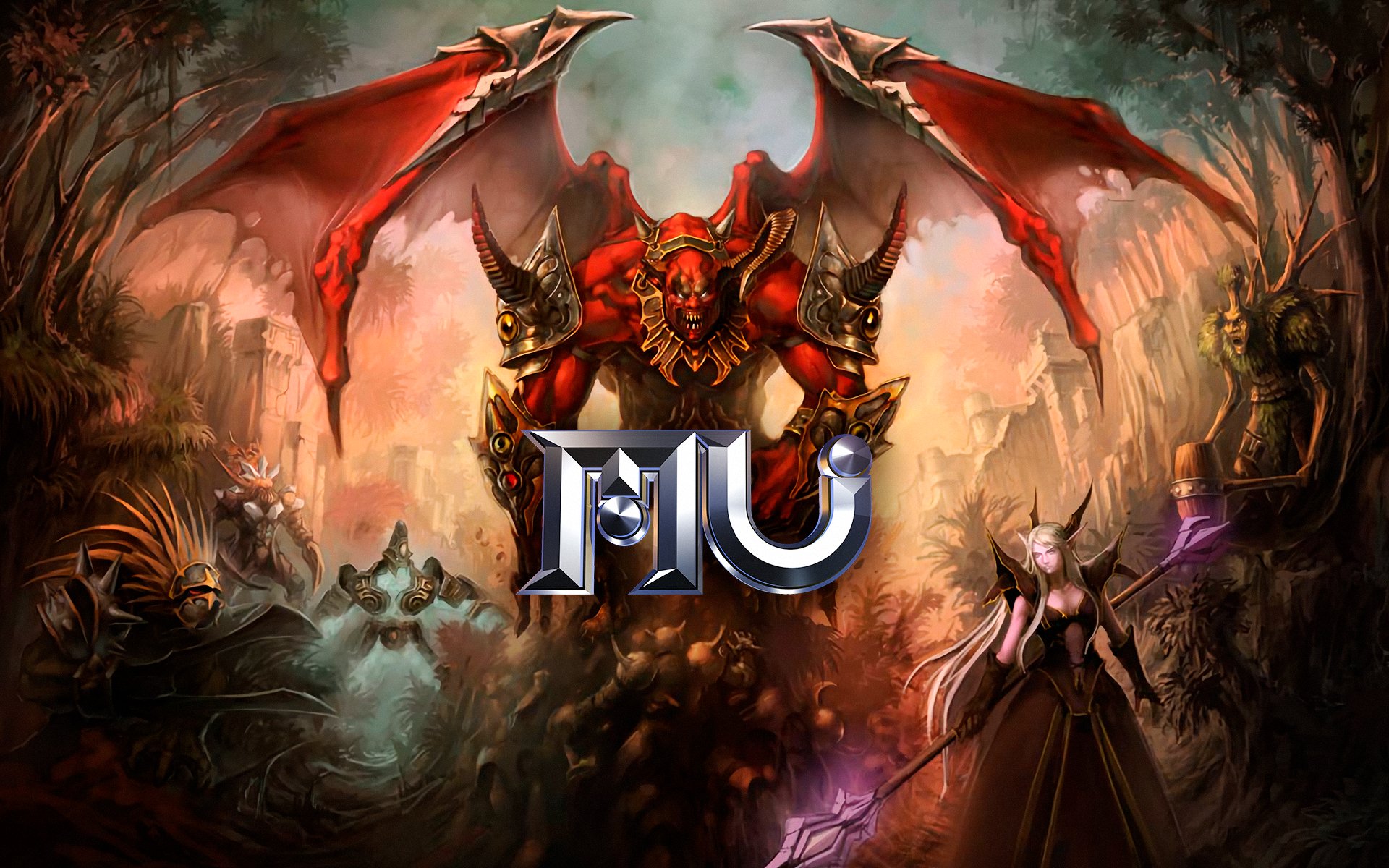 Mu Online (video game, MMORPG, diablolike, high fantasy, isometric ...