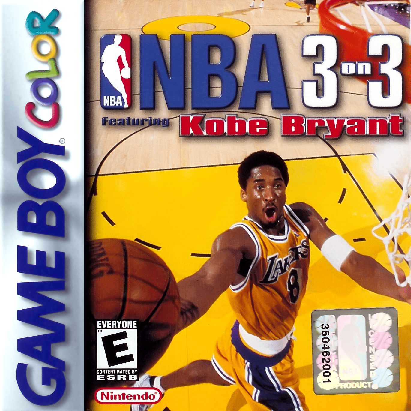 NBA 3 on 3 Featuring Kobe Bryant (video game, GB / GBC, 1999) reviews ...