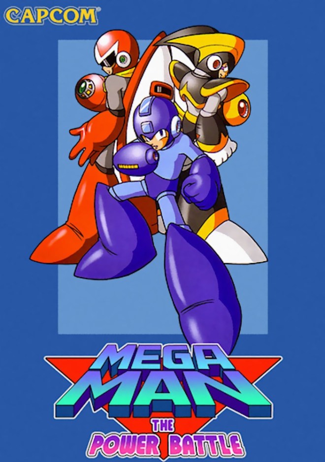 Rockman: The Power Battle (video game, science fiction, robot, 2D