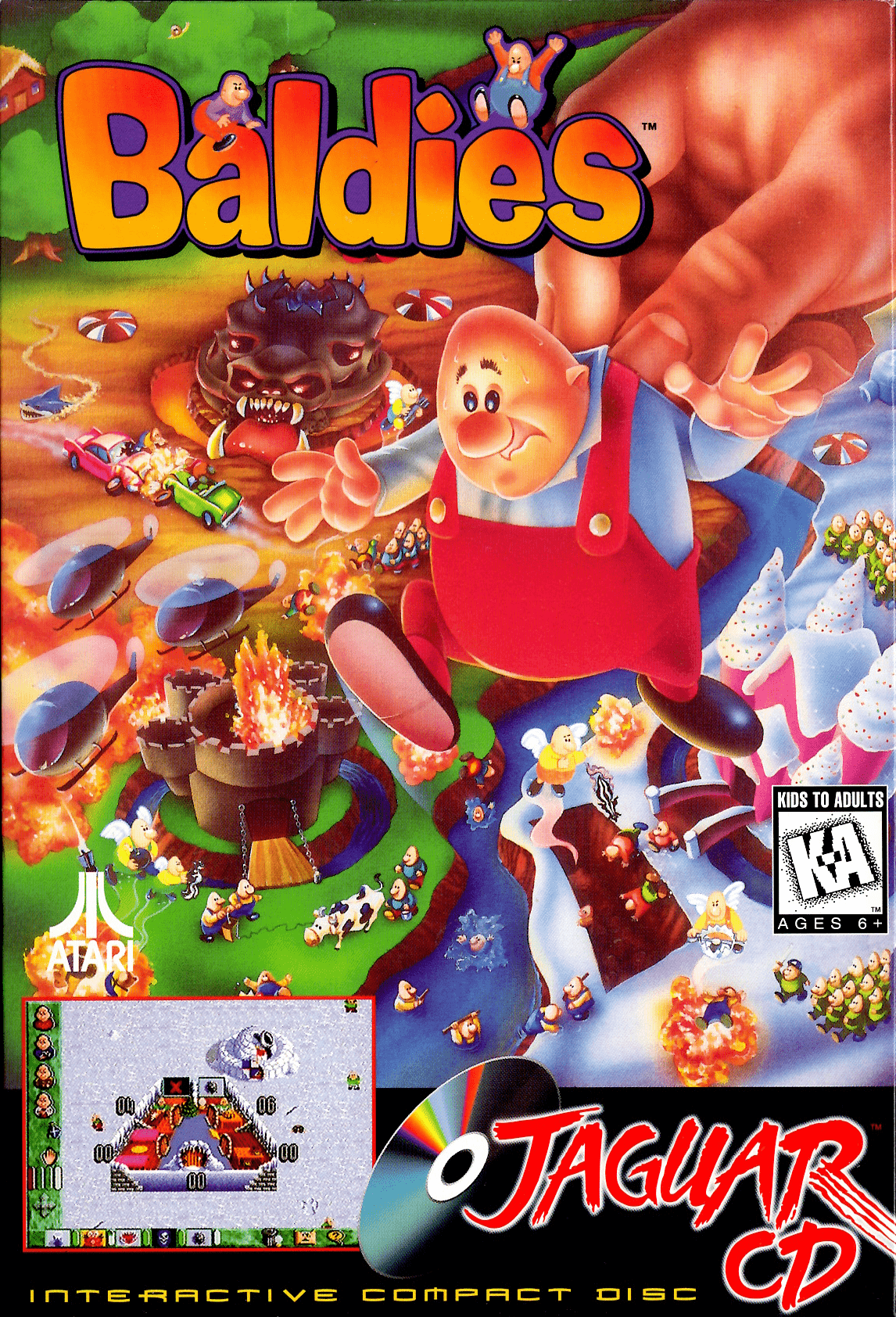 Baldies (video game, Jaguar, 1995) reviews & ratings - Glitchwave