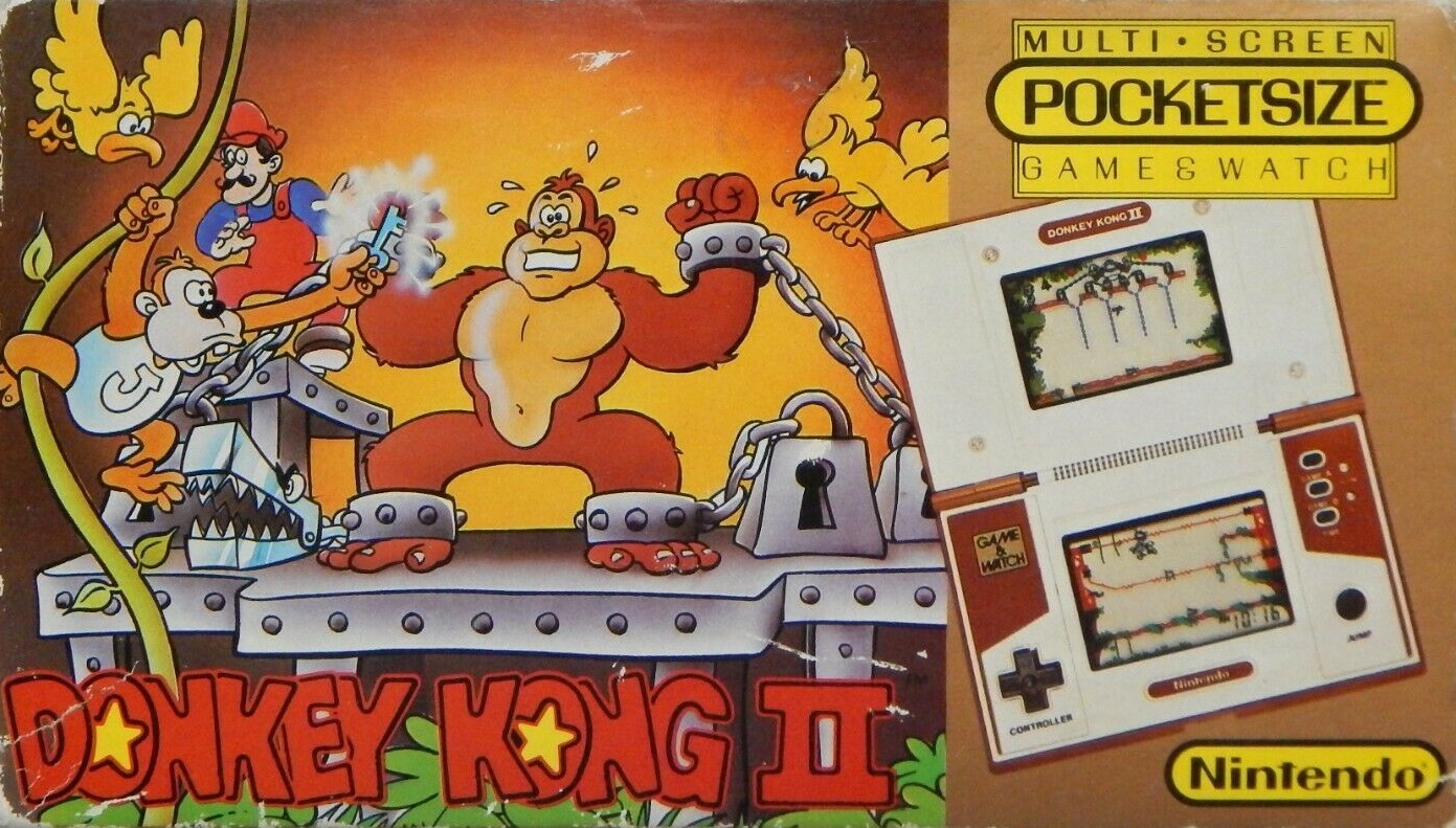 Donkey Kong II (video game, single-screen platformer, side