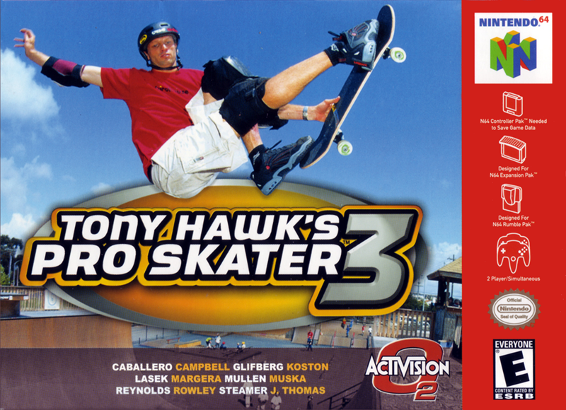 Tony Hawk's Pro Skater 3 (video game, N64, 2002) reviews & ratings