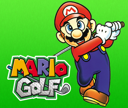 Mario Golf (video game, golf, JRPG, turn-based, fantasy, pixel art