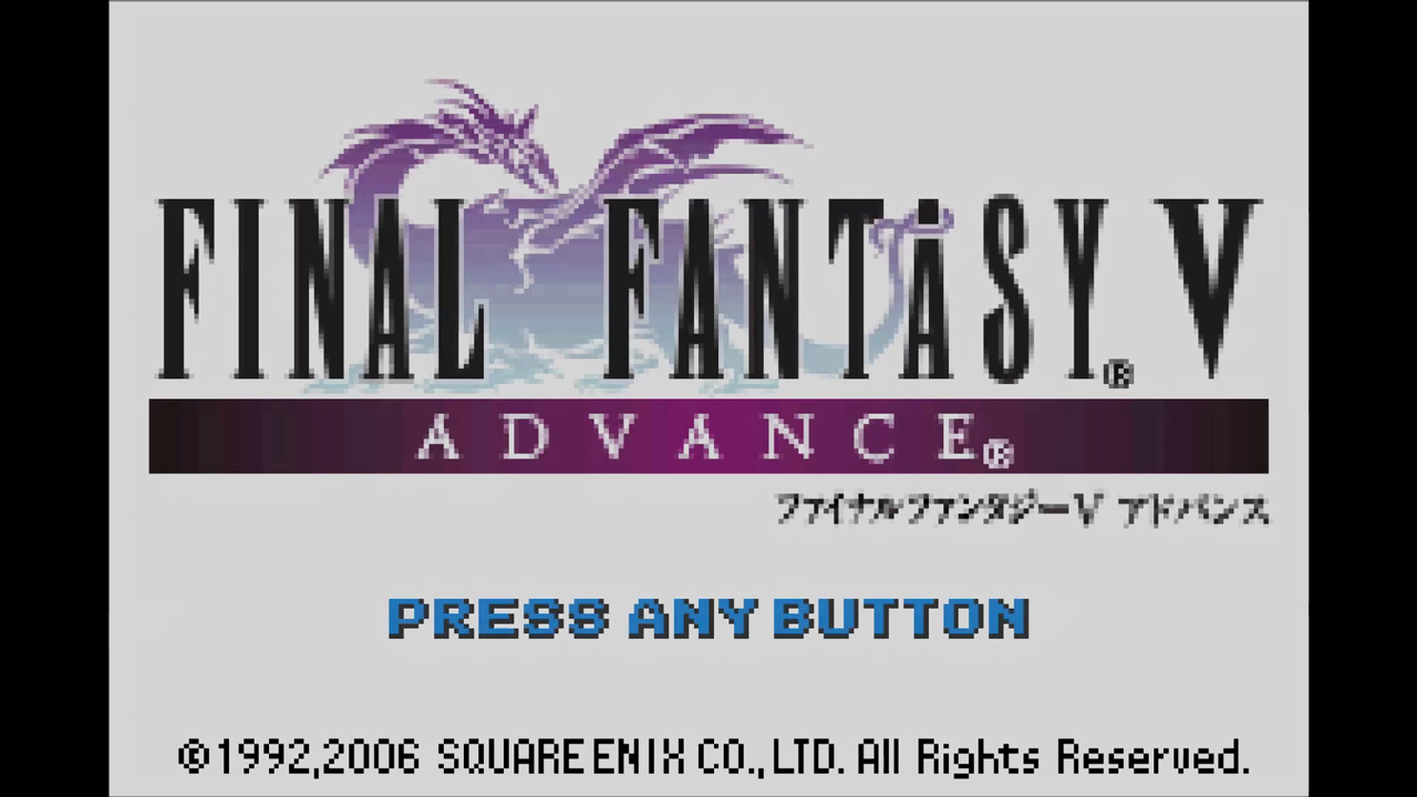 ファイナルファンタジーV アドバンス Final Fantasy V [ファイナルファンタジーV] (video game, Wii U, 2016