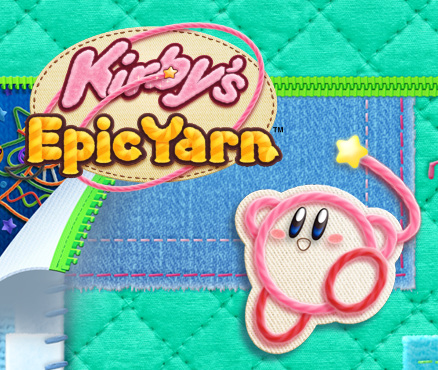 Kirby's Epic Yarn (video game, 2D platformer, fantasy, visual arts