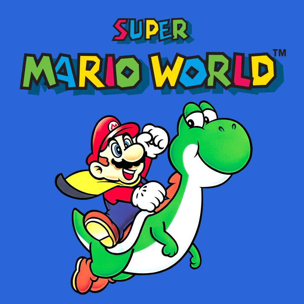 Super Mario World (video game, 2D platformer, fantasy, side