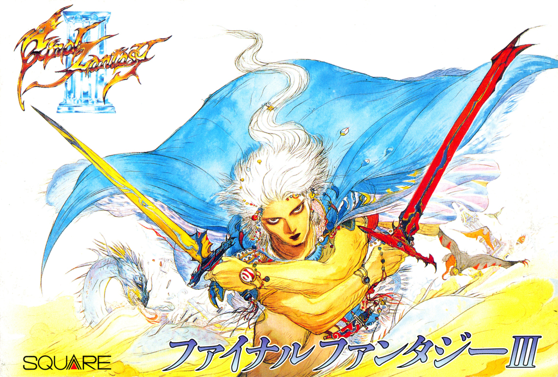 Final Fantasy III (video game, turn-based RPG, JRPG, high