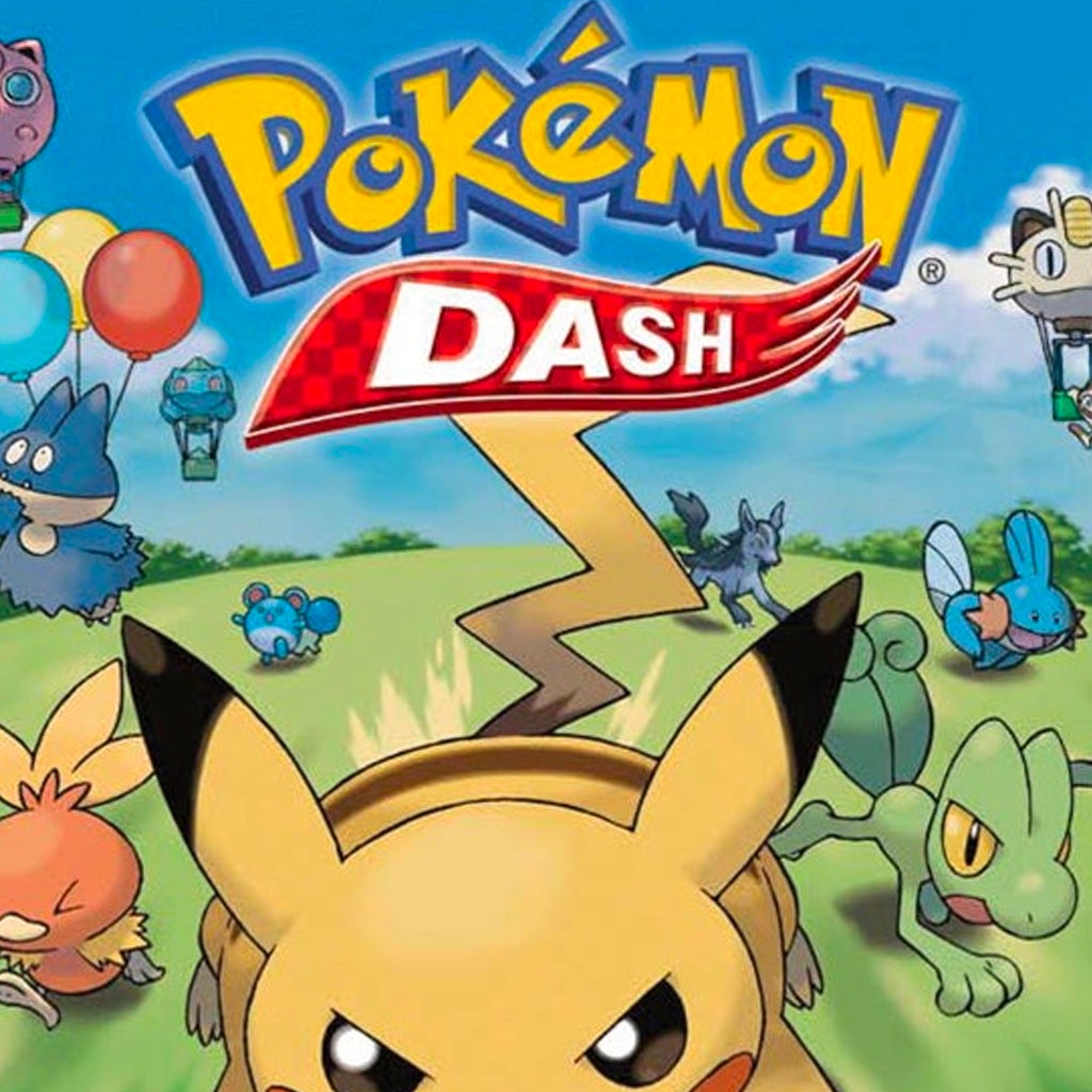 Pokémon Dash (video game, arcade racing, racing, top-down, touch