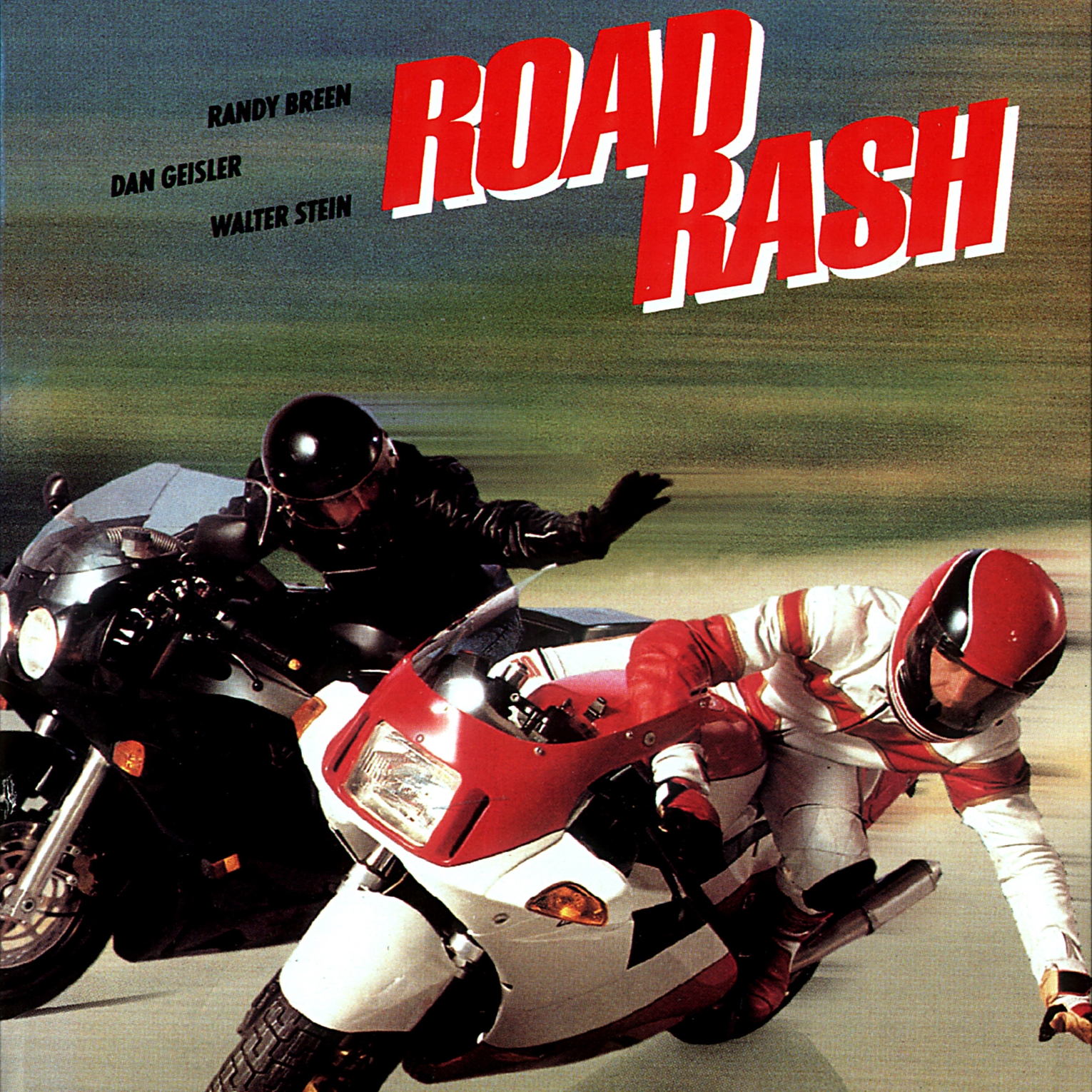Road Rash (video game, motorcycle, arcade racing, pixel art, real