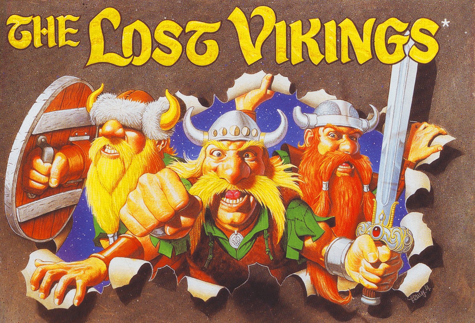 The Lost Vikings (video game, puzzle platformer, science fiction