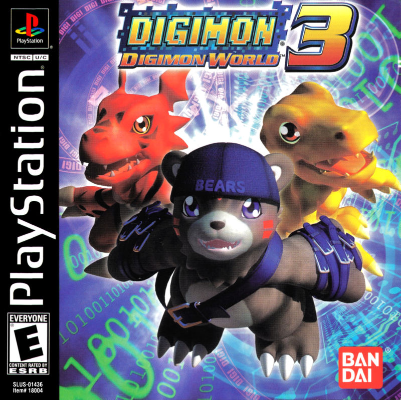 Digimon World 3 (video game, science fiction, JRPG, turn-based RPG